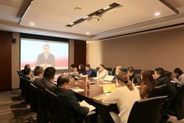 眉山文旅公司召开“学习贯彻党的十九届六中全会精神”专题学习会